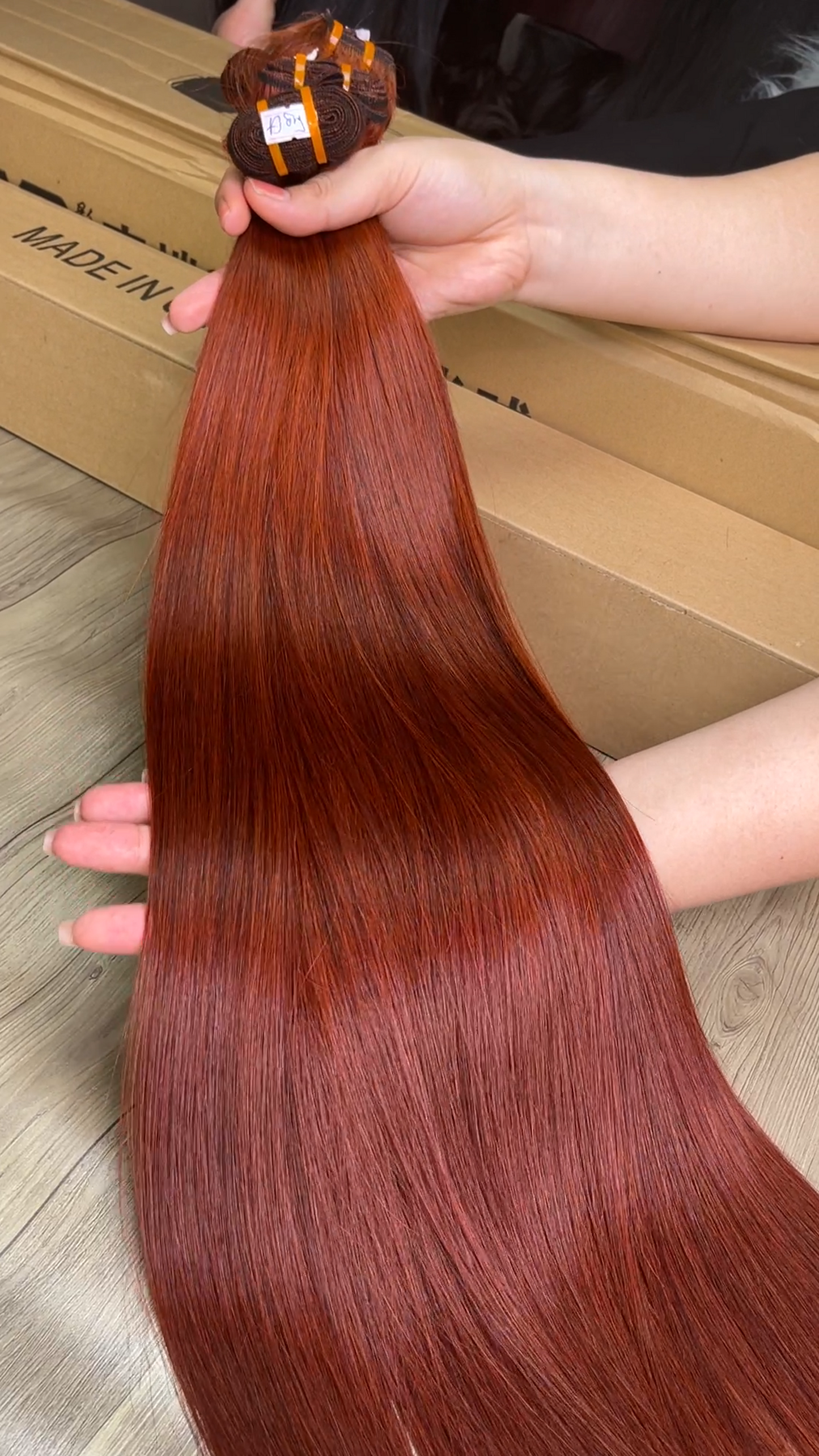 26 inches Cajun Color Hair Extensions, 100% Human Hair Bundles