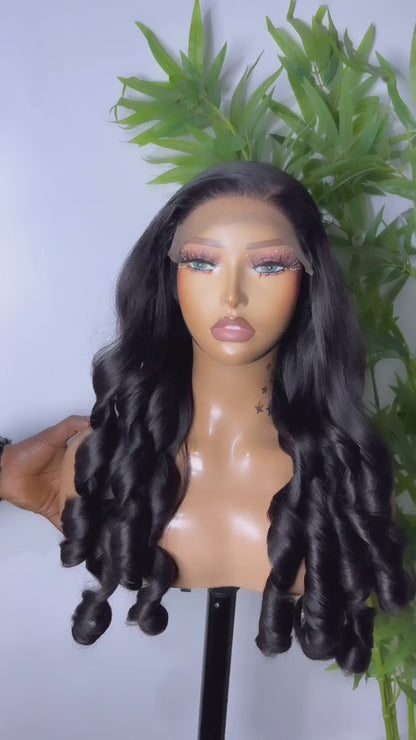 Super Bouncy Hot Trend 5x5 HD Lace Human Hair Glueless Wig