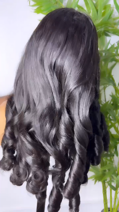 Super Bouncy Hot Trend 5x5 HD Lace Human Hair Glueless Wig